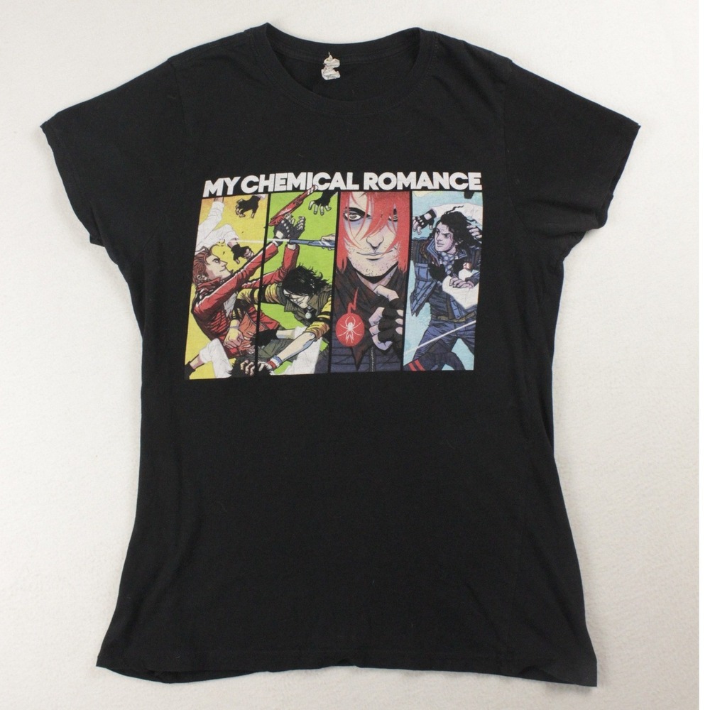 My Chemical Romance Becky Cloonan T Shirt Womens XL Hot Topic 2011 MCR Comic